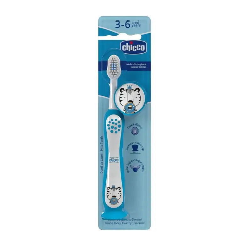 Chicco Cepillo De Dientes Infantil Tiger 3-6Y, 1 ud