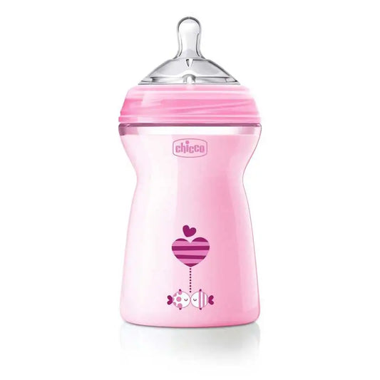 Chicco Biberon Natural Feeling Rosa 330 ml +6 Meses