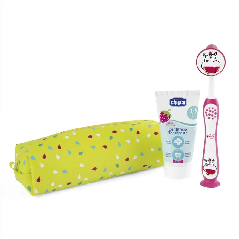 Chicco Set Dental 36M+ Drops Hippo