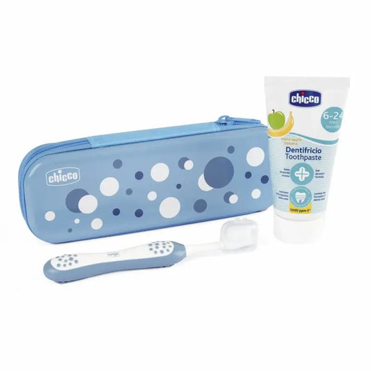 Chicco Set Dental 6M+ Blue Pois