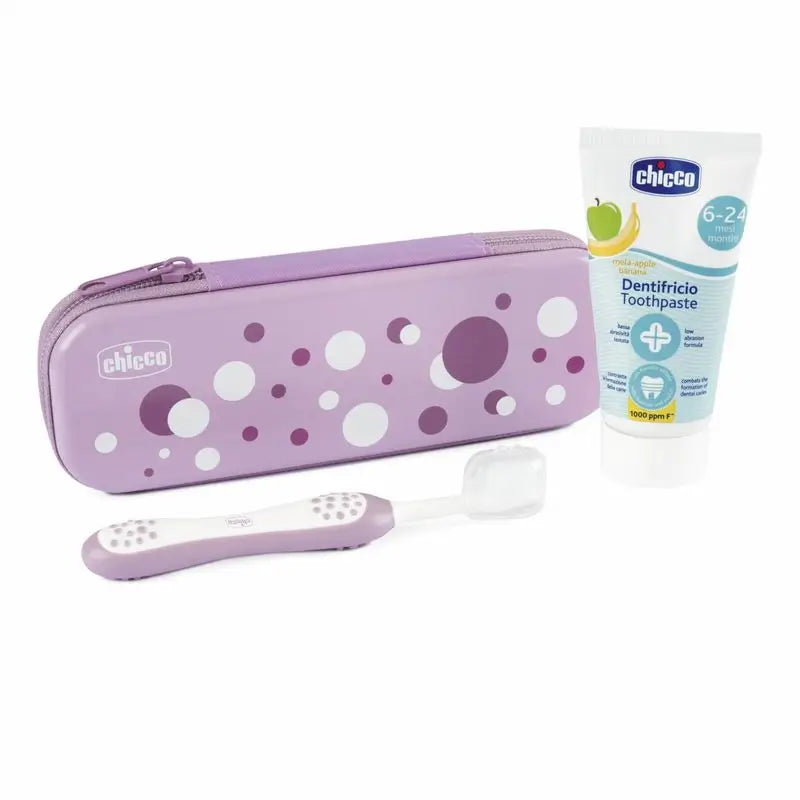 Chicco Set Dentalt 6M+ Pink Pois