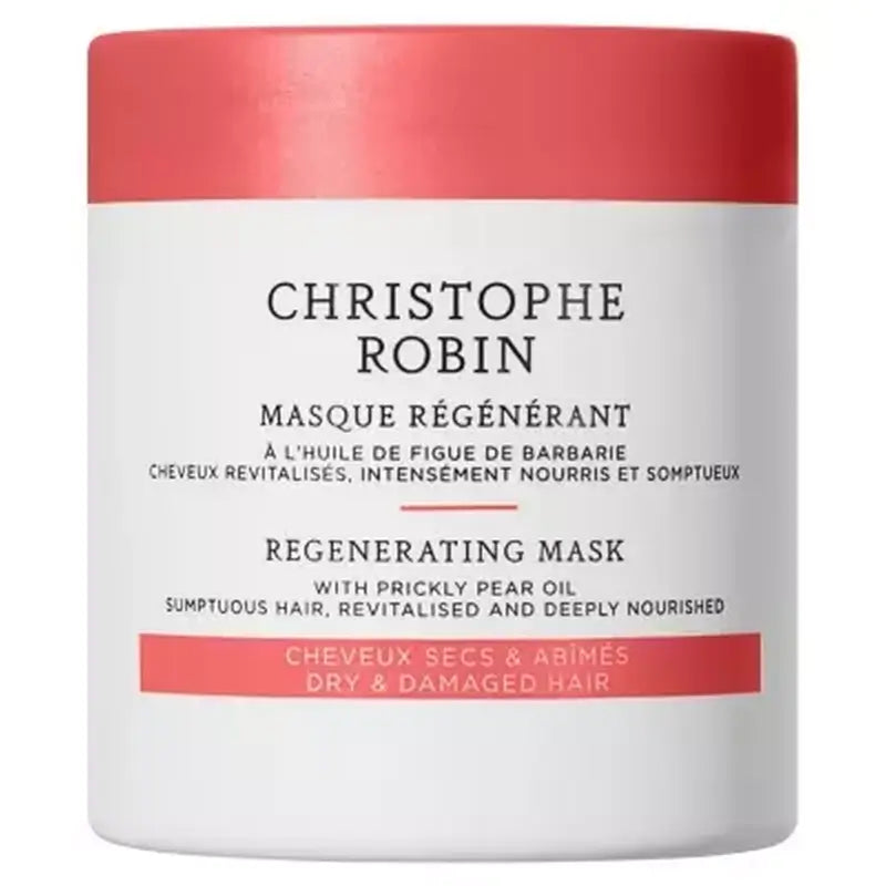 Christophe Robin Mascarilla Regeneradora Con Aceite De Higo Chumbo - Formato Viaje , 75 ml