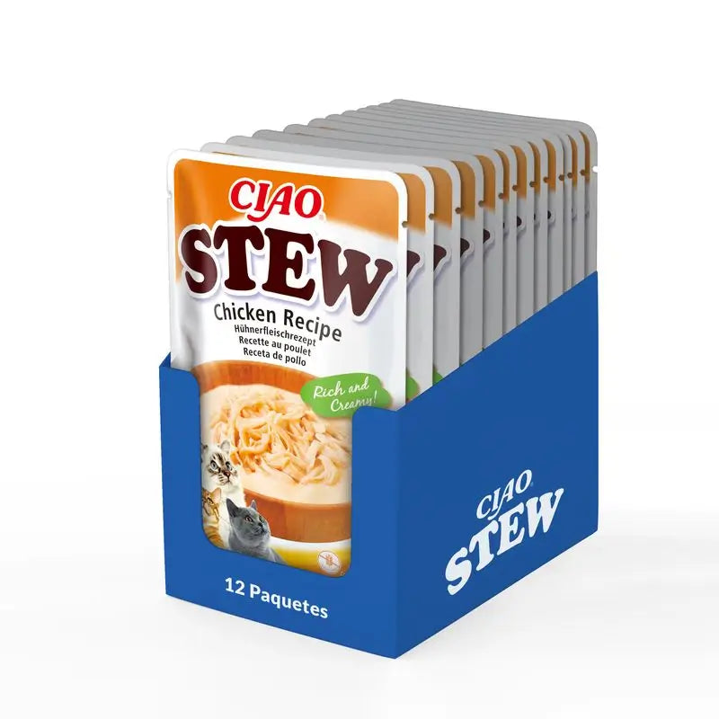 Churu Cat Chicken Stew Pollo Display 12x40gr