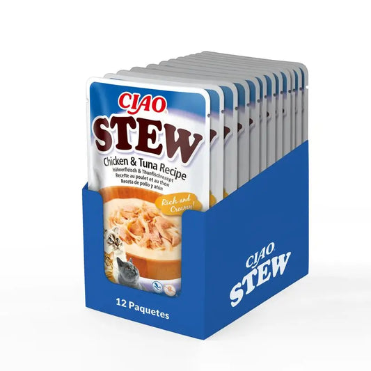 Churu Cat Chicken Stew Atun Display 12x40gr