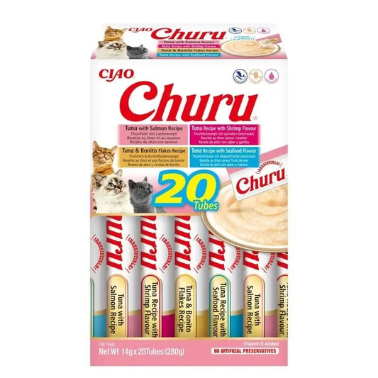 Churu Cat Variedades De Marisco 20X14Gr