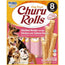 Churu Dog Rolls Receta De Pollo Con Salmón Display 8X96Gr