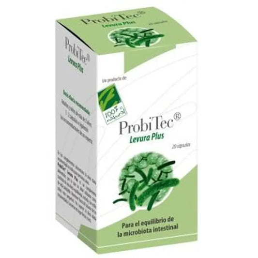 Cien Por Cien Natural Probitec Levura Plus 20 Cápsulas