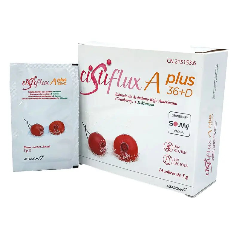 Cistiflux A Plus 36+D, 14 Sobres De 5 Gr