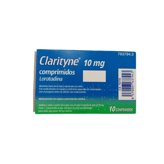 Clarityne 10 Mg 10 Comprimidos