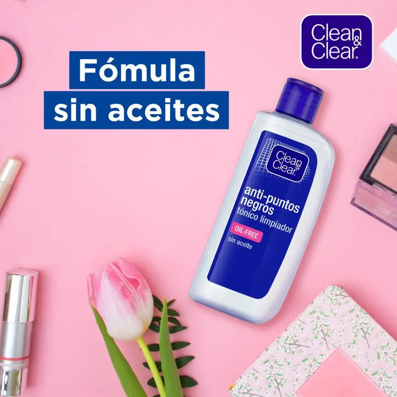 Clean&Clear Anti Puntos Negros Tónic Limpiador, 200 ml