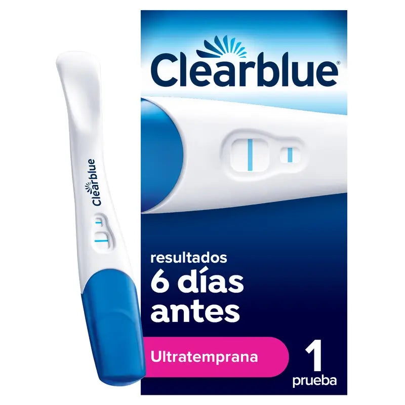 Clearblue Ultratemprana Prueba de Embarazo 10 mI, Resultados 6 Días Antes, 1 Test Analógico