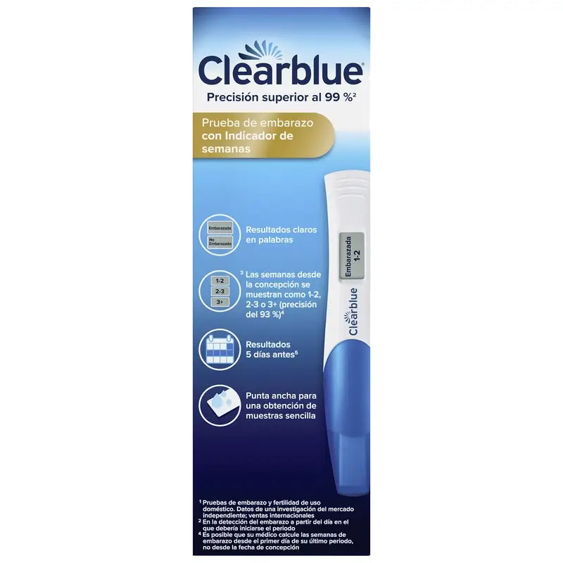 Clearblue Pack Digital Test Embarazo, 2 Pruebas