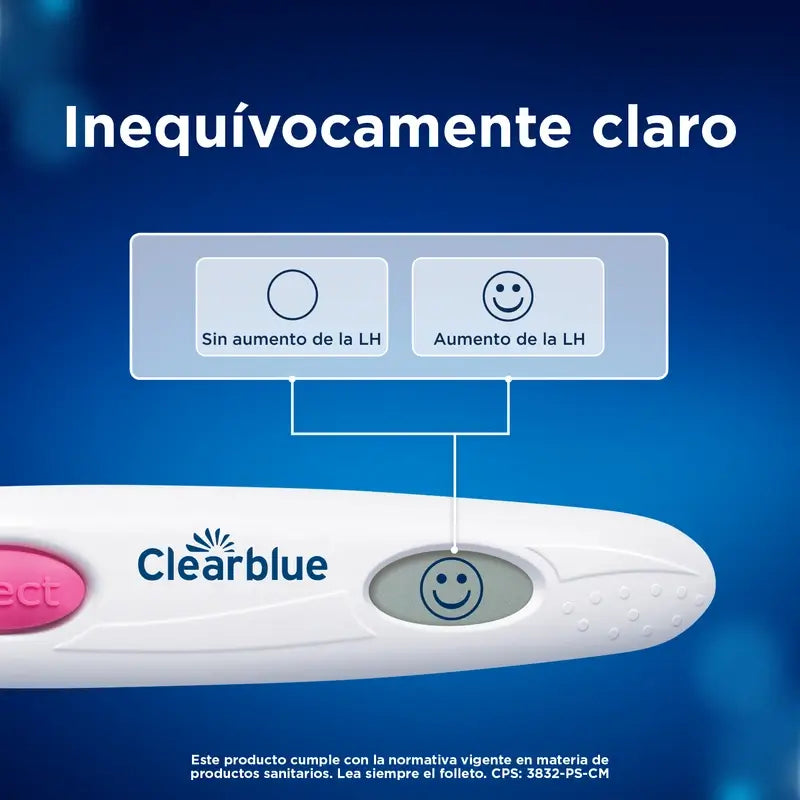 Clearblue Pack Early Test Embarazo Analógico 1 Prueba + Clearblue Test Ovulación 10 Varillas