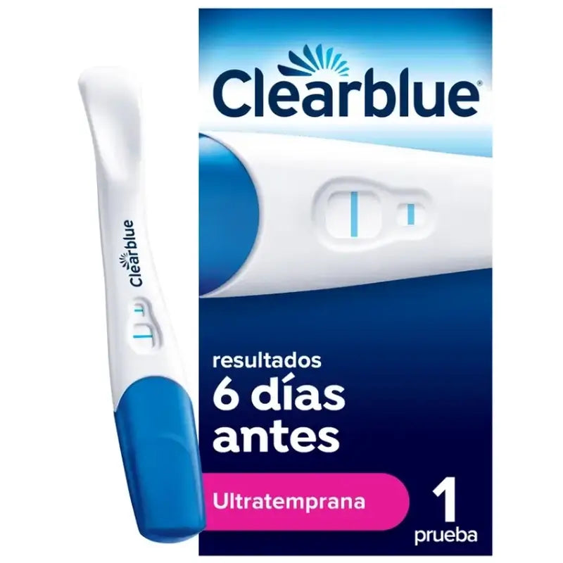 Clearblue Pack Early Test Embarazo Analógico 1 Prueba + Clearblue Test Ovulación 10 Varillas