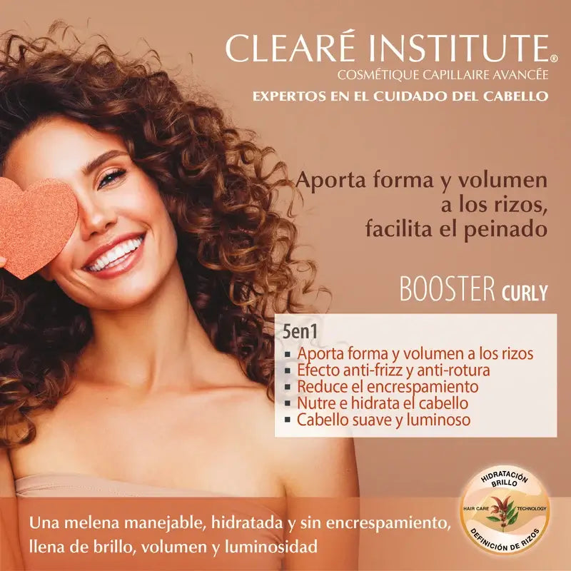 Clearé Institute Booster Crema Peinado Método Curly Cabello Rizado 200 Ml