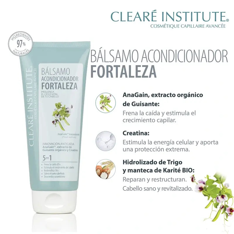 Clearé Institute Aoncidionador Anticaída Fortaleza 200 Ml.