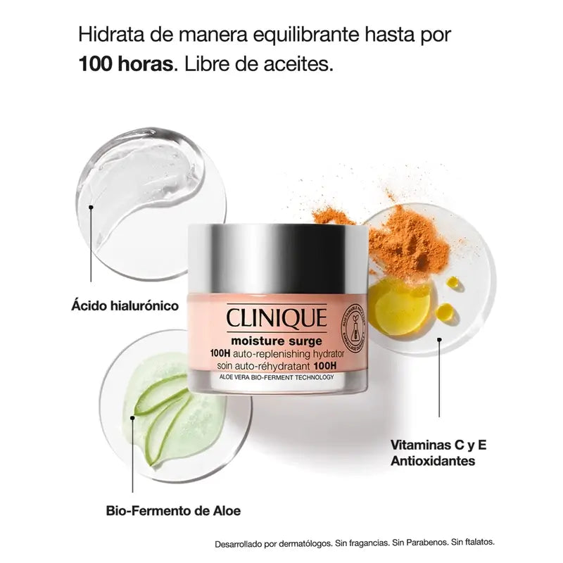 Clinique Hidratante Autorrestaurador De 100 Horas, 30 ml