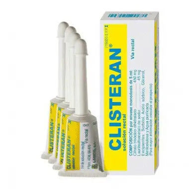 Clisteran Solución Rectal 1 Enema de 5 ml