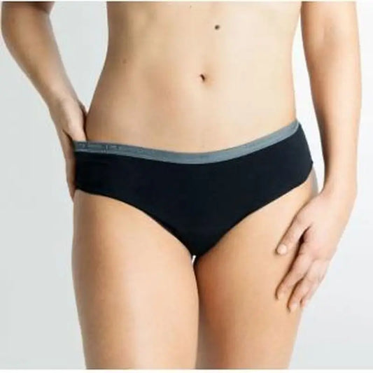 Cocoro Braguita Menstrual Negra/Gris Flujo Abundante 1/Xs