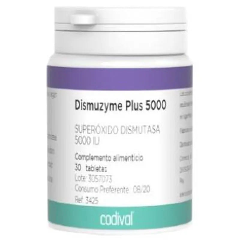 Codival Dismuzyme Plus 5000 (S.O.D) 30Comp.