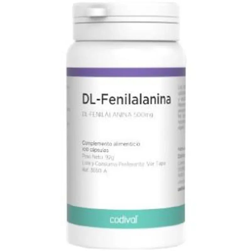 Codival Dl-Fenilalanina (Phenylalanine) 500Mg.100Cap.