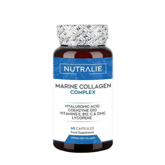 Nutralie Colágeno Marino Complex Ácido Hialurónico Piel , 60 cápsulas