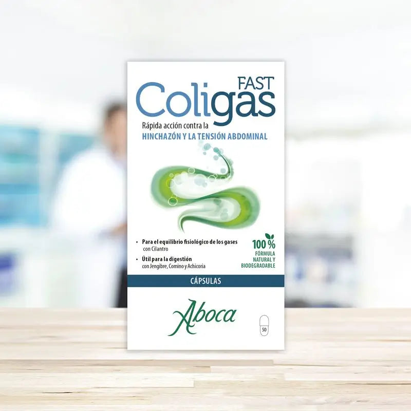 Aboca Coligas Fast Frasco, 50 capsulas