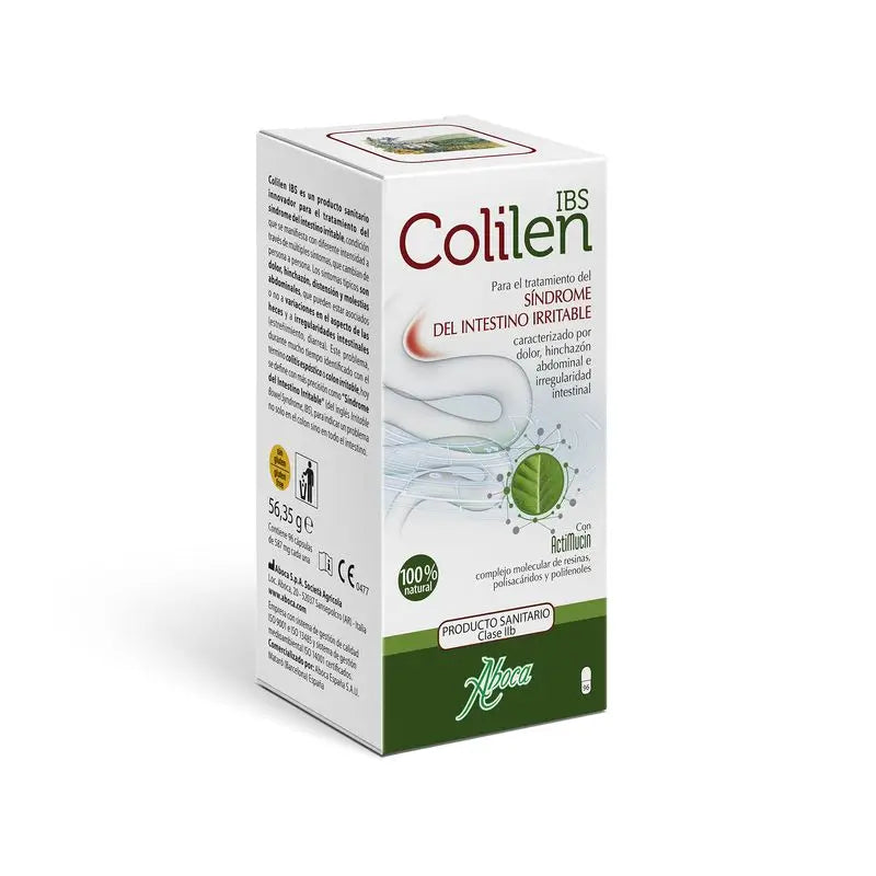 Aboca Colilen Ibs Síndrome Del Intestino Irritable, Hinchazón Abdominal E Irregularidad Intestinal, 100% Natural, 96 capsulas