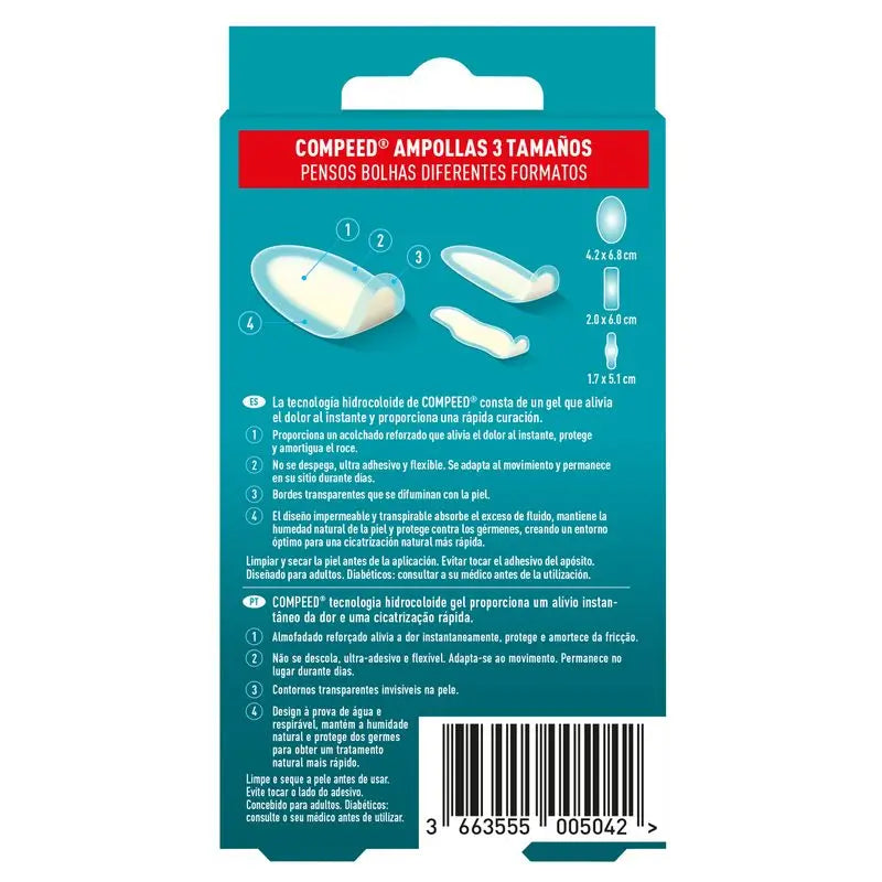 Compeed Ampollas Pack Mix, 10 unidades