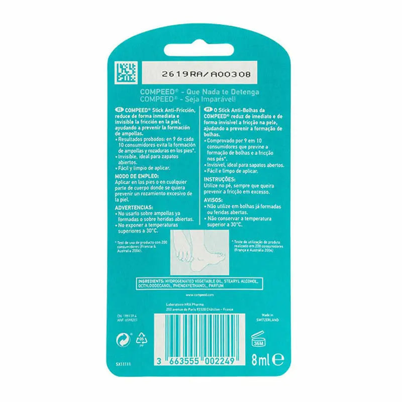 Compeed Stick Antifricciones 8 ml