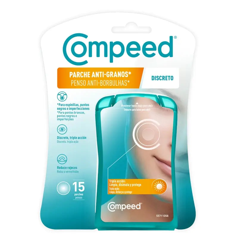 Compeed Anti-Granos Discreto , 15 unidades