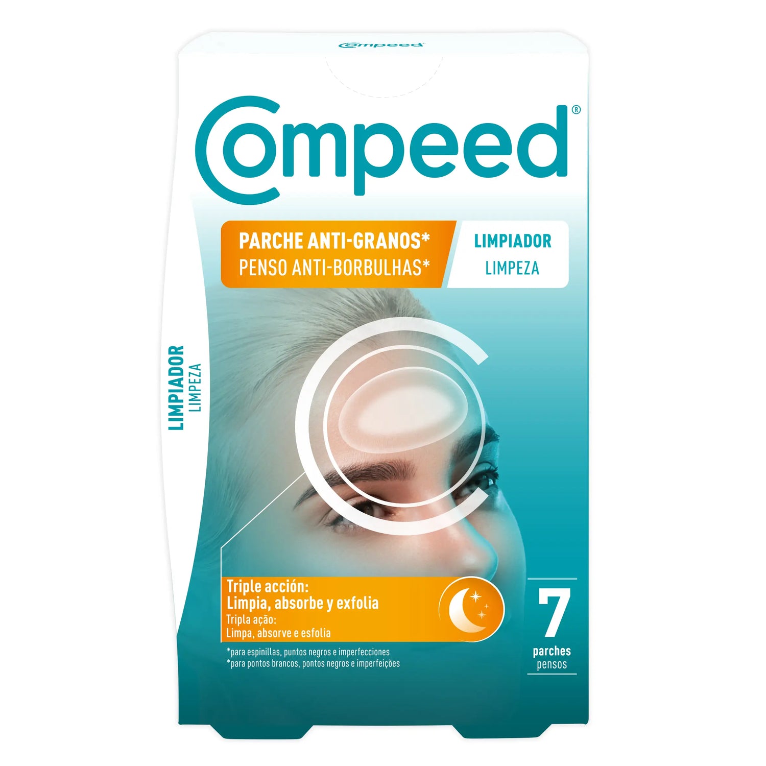 Compeed Anti-Granos Limpiador  , 7 unidades