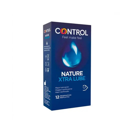 Control Preservativos Nature Xtra Lube 12 unidades