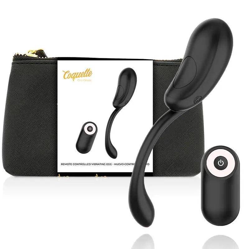 Coquette Chic Desire Huevo Control Remoto Recargable Negro / Gold