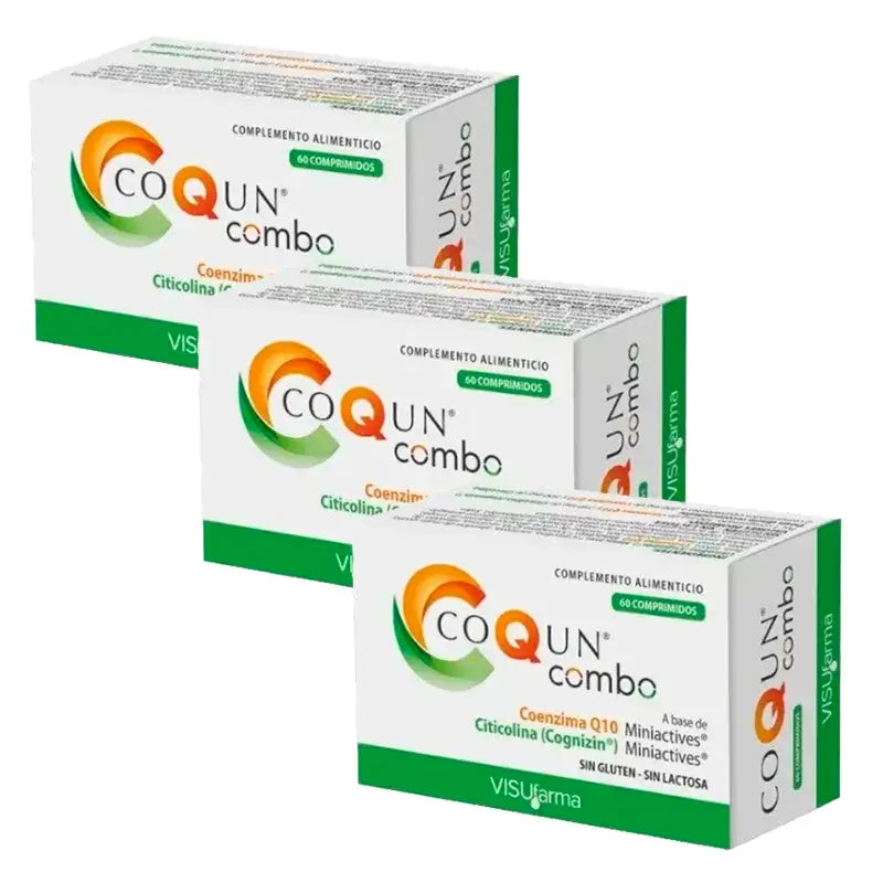 Coqun Pack Combo, 3 X 60 Comprimidos