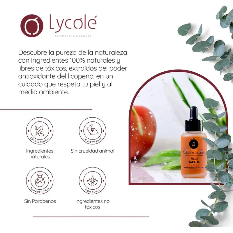 Cosmetica Natural De Licopeno Sérum Aceites De Licopeno Hombre 50Ml. Lycole