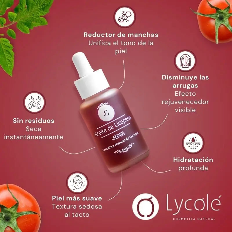 Cosmetica Natural De Licopeno Sérum Aceites De Licopeno Mujer 50Ml. Lycole