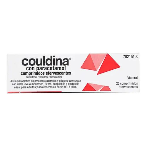 Couldina con Paracetamol 20 comprimidos Efervescentes