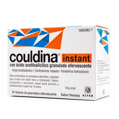 Couldina Instant con Ácido Acetilsalicílico 20 sobres