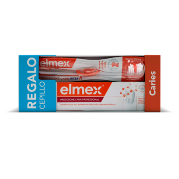 Elmex Dentífrico Sensitive Professional Y Cepillo de dientes suave , 2 unidades