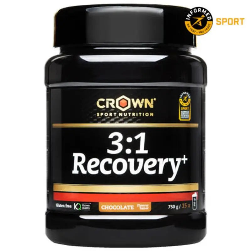 Crown Sport Nutrition 3:1 Recovery+ Chocolate  , 750 gr (15 porciones)