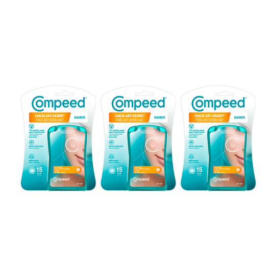 Compeed  Triplo Anti-Granos Discreto , 3 x 15 unidades