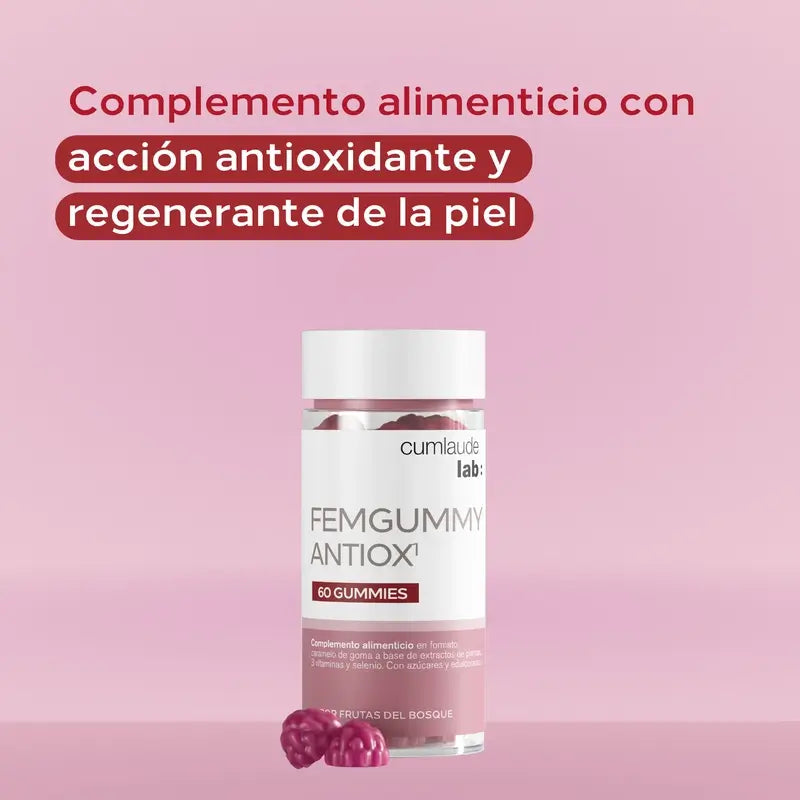 Cumlaude Lab Femgummy Antiox 60 Gummies