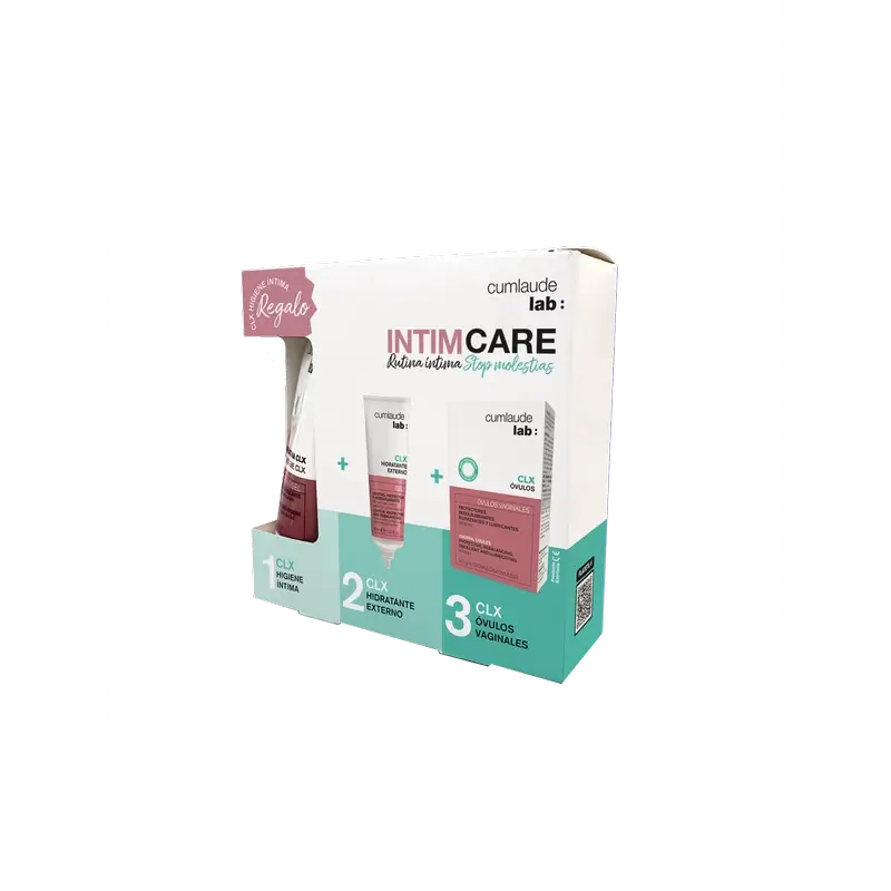 Cumlaude Lab Pack Stop Molestias Clx Hidratante Externo 30 Ml + Óvulo Clx + Regalo Higiene Intima 100 Ml