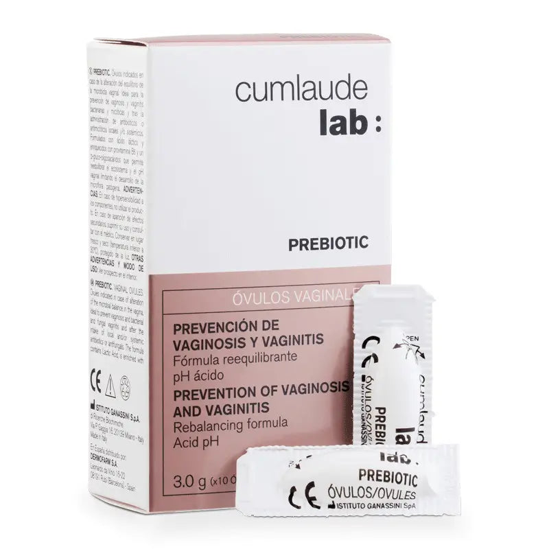 Cumlaude Prebiotic, 10 Óvulos Vaginales