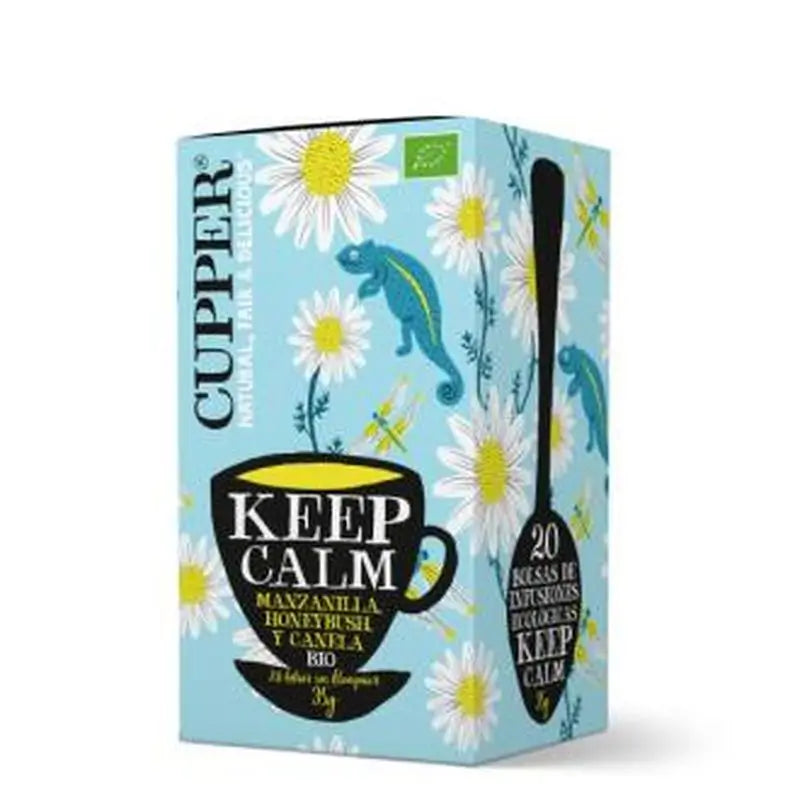 Cupper Keep Calm Infusion 20Bolsitas. Bio