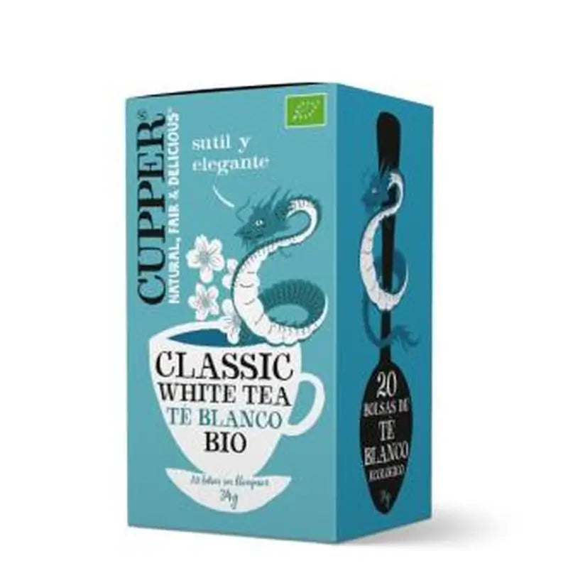 Cupper Te Blanco Infusion 20Bolsitas. Bio