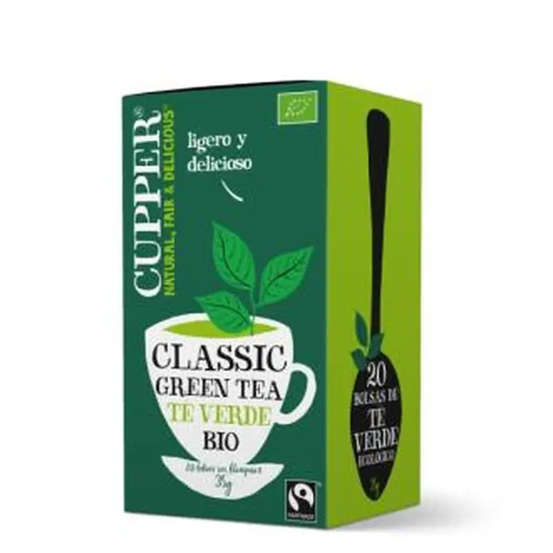 Cupper Te Verde Infusion 20Bolsitas. Bio