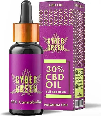 Cybergreen Aceite Cbd Puro Full Spectrum 30% Base De Aceite De Coco 0% Thc , 10 ml