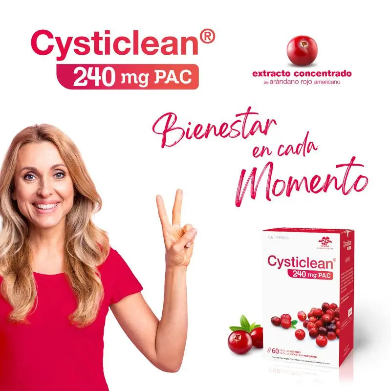 Cysticlean 240 Mg Pac, 30 cápsulas